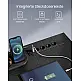 VASAGLE Γραφείο Γωνιακό με Ράφι & LED, 2 Συρτάρια, 2 USB, Μαύρο VASAGLE Γραφείο Γωνιακό με Ράφι & LED, 2 Συρτάρια, 2 USB, Μαύρο