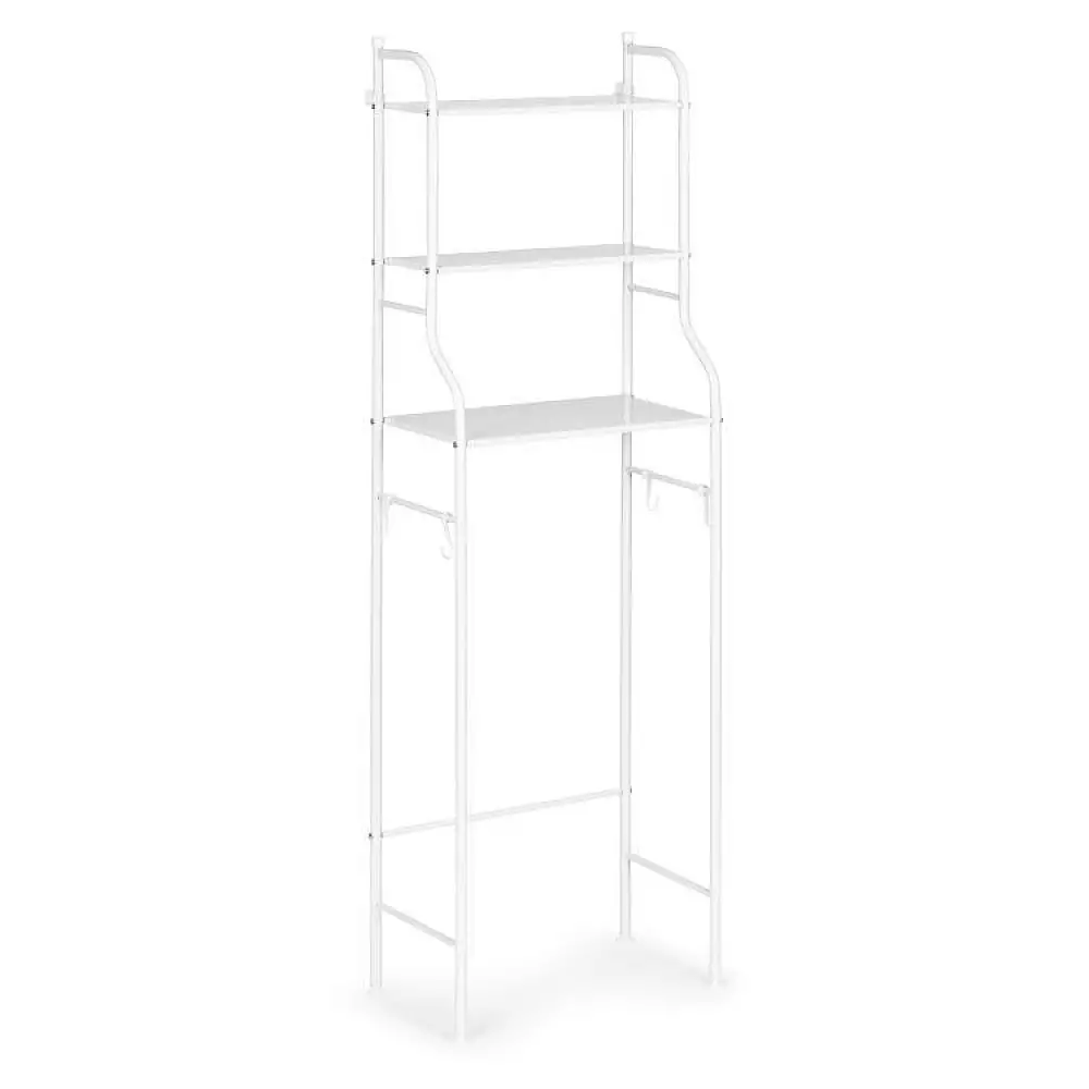 Επιδαπέδια Ραφιέρα Μπάνιου με 3 Ράφια Λευκό ModernHome PJJBR1005