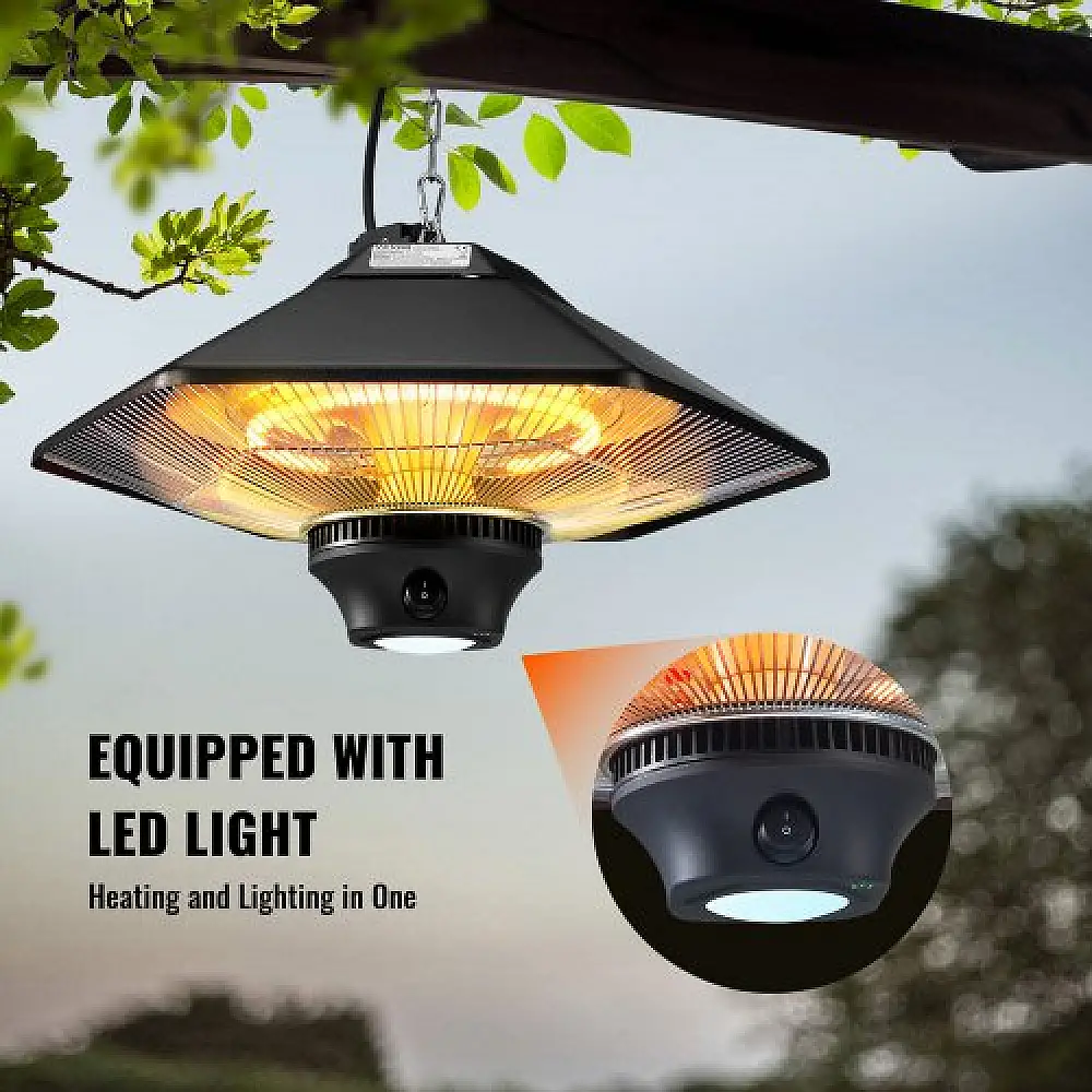 VEVOR Κρεμαστός Θερμαντήρας Βεράντας 2000W με Τηλεχειριστήριο  HWXJRQ2KWSXXDUILIV2