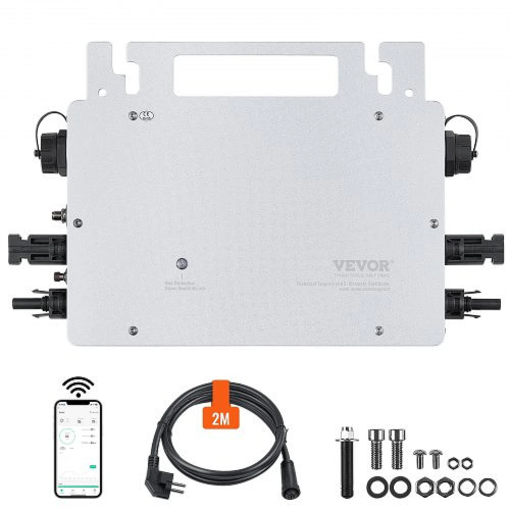 VEVOR Ηλιακός Μικρομετατροπέας 600W IP67 με Απομακρυσμένη Παρακολούθηση IP67WXBWNBQIXFKWLV2 VEVOR Ηλιακός Μικρομετατροπέας 600W IP67 με Απομακρυσμένη Παρακολούθηση IP67WXBWNBQIXFKWLV2