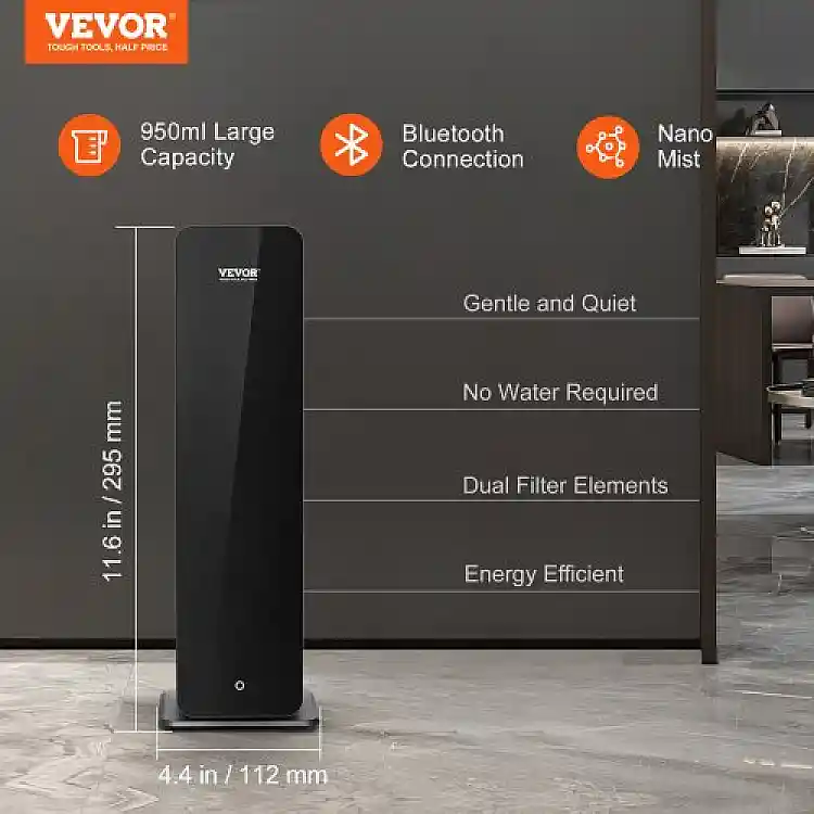 VEVOR Μηχανή Αρωμάτων 950ml Bluetooth Ψυχρού Αέρα 3000τ.φ. Χωρίς Νερό  TSXXJTS600ML0C9XZV2
