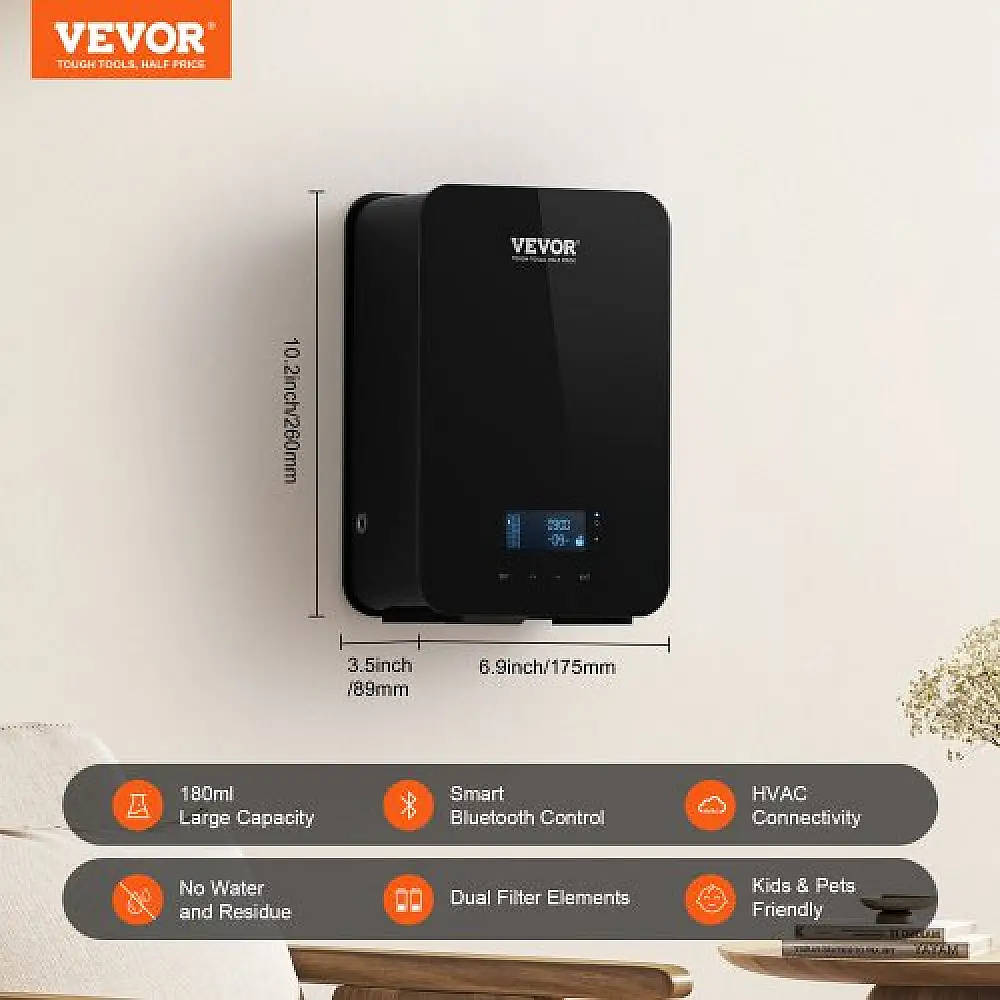 VEVOR Συσκευή Αρωματισμού Χώρου 180ML για 186 τ.μ. Χωρίς Νερό  GBSLSXXJ180LLWFYJV2