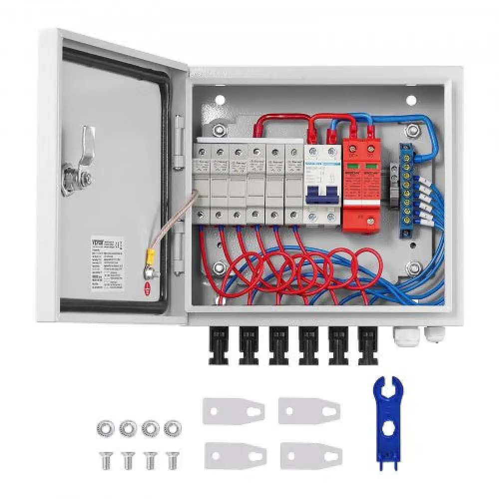 Κουτί Συνδυασμού Ηλιακών 6 Σειρών VEVOR IP65  GFHLX6HL15ATXZH6YY3