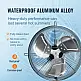 VEVOR Ανεμιστήρας Εξαερισμού Τοίχου 406 mm 1506 CFM AC  BYCSPQSDJAC16NRV5V2
