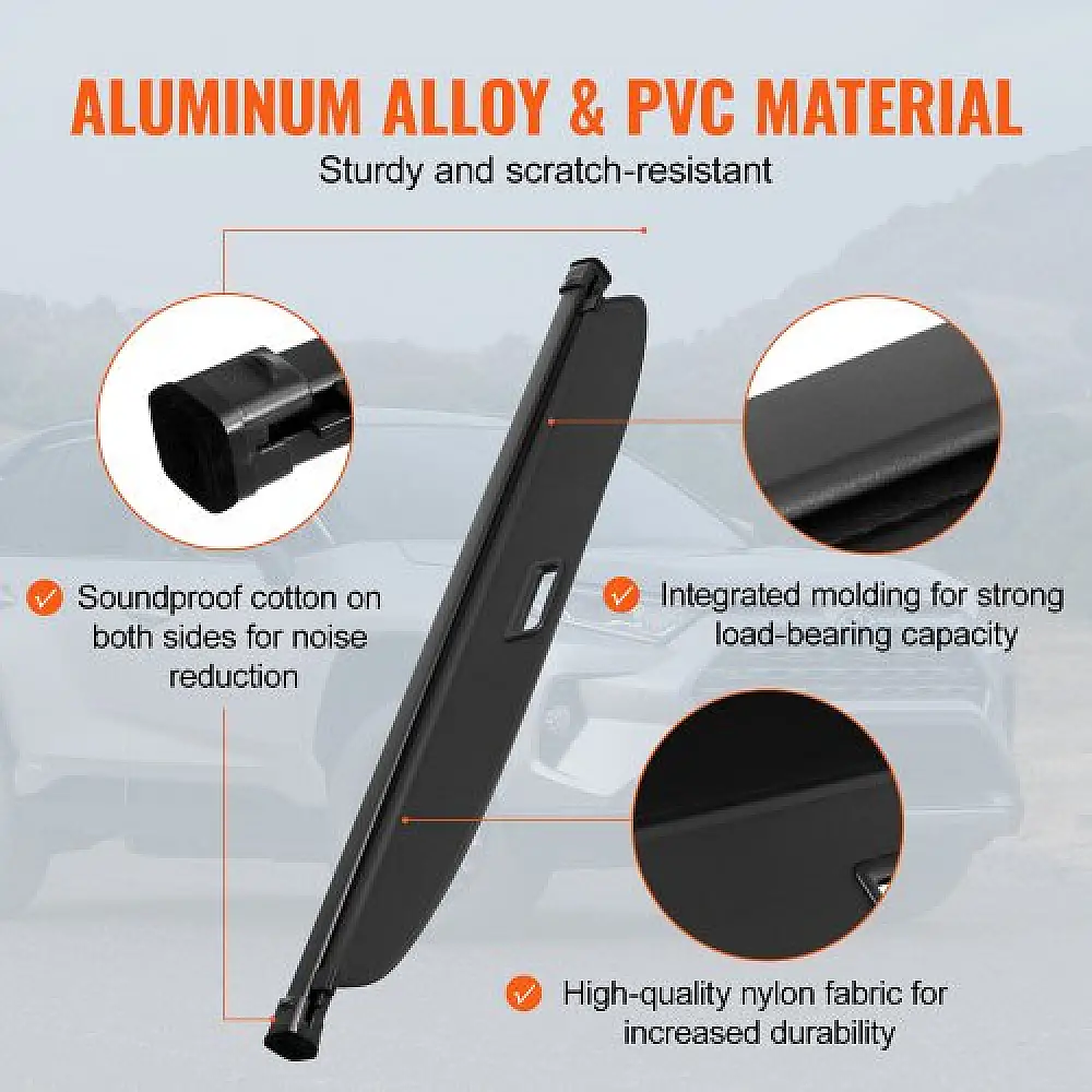 VEVOR Αναδιπλούμενο Κάλυμμα Αποσκευών για Toyota RAV4 2019-2024  YCKSSSHCGYCKFMAAUV0