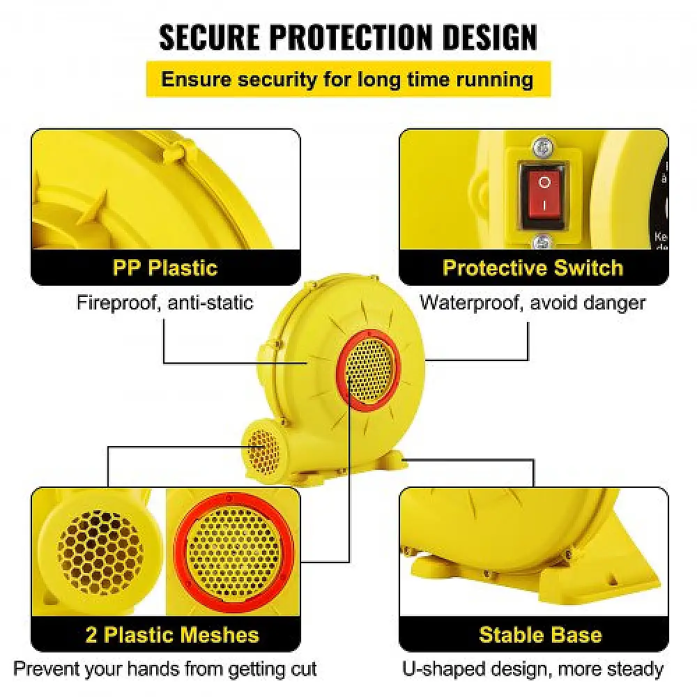 Φυσητήρας VEVOR 450W για Φουσκωτά  QMFJM480W110V6KXQV2