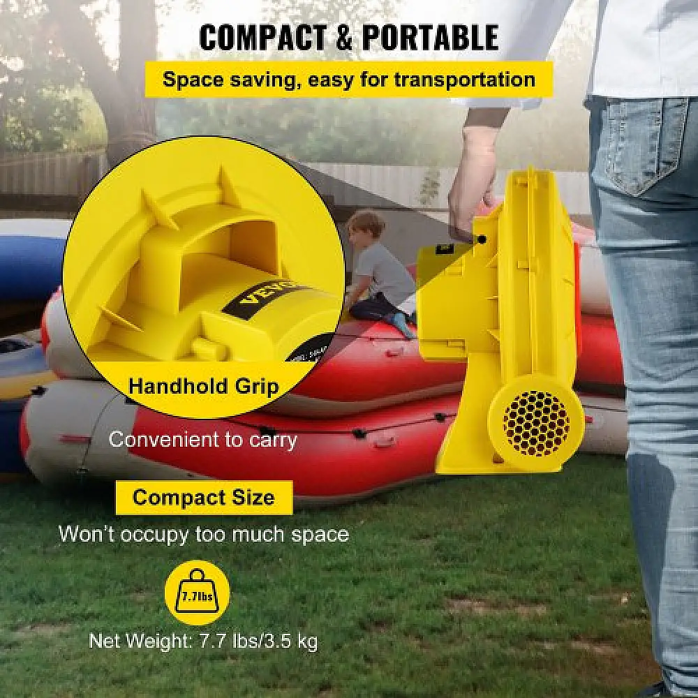 Φυσητήρας VEVOR 450W για Φουσκωτά  QMFJM480W110V6KXQV2