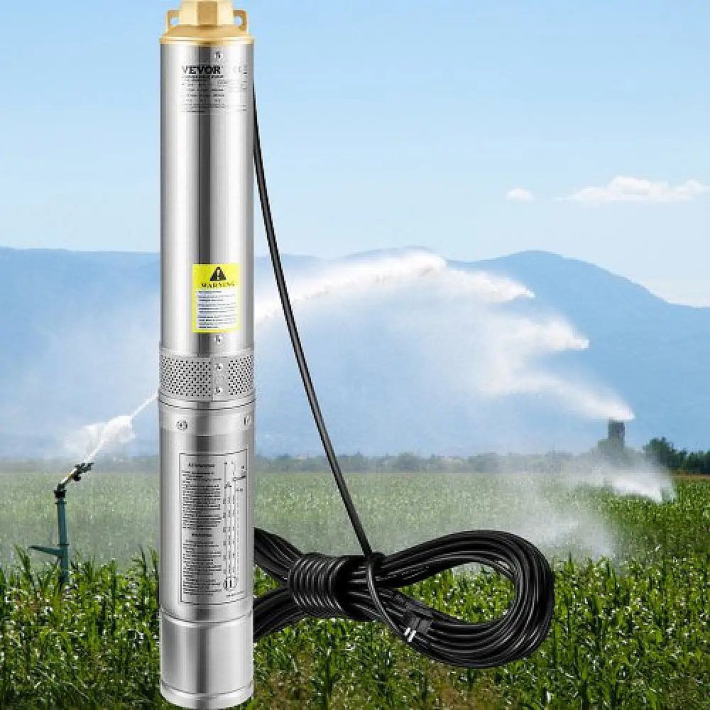 Υποβρύχια Αντλία VEVOR 750W, 230V, 105L/min, 62m, Ανοξείδωτη, IP68  SJQSBNZOC750WOAH0V2