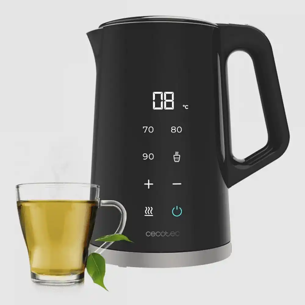 Βραστήρας 1,7 Lt με Ψηφιακή Οθόνη 2200 W Μαύρο Thermosense 800 Neo Cecotec CEC-01448