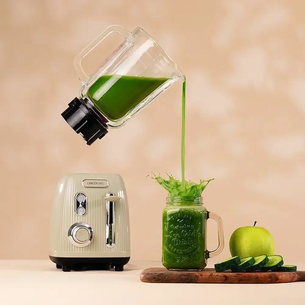 Mπλέντερ Power Black Titanium RetroGreen 1200W CECOTEC CEC-03919