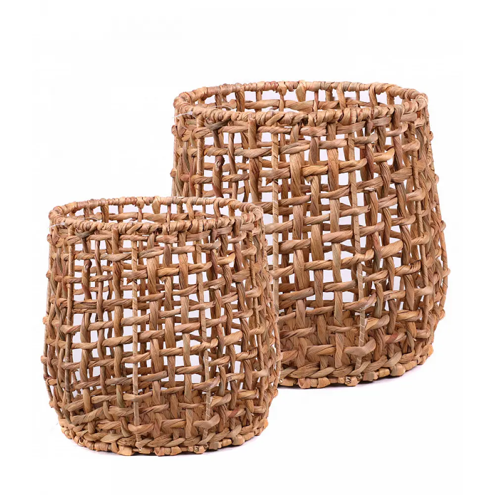 Σετ Καλάθια Αποθήκευσης 2 τμχ. 32x32x31cm / 29x29x28cm Natural Living 54638