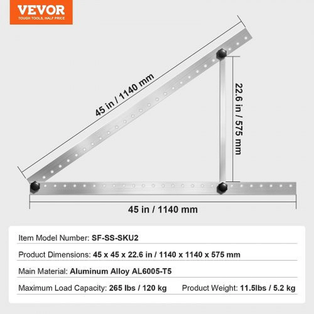 VEVOR Ρυθμιζόμενες Βάσεις Ηλιακών Πάνελ 45 ιντσών (0-90°) - Σετ 2 τεμαχίων KDJSJJ45YC00H0YBOV0 VEVOR Ρυθμιζόμενες Βάσεις Ηλιακών Πάνελ 45 ιντσών (0-90°) - Σετ 2 τεμαχίων KDJSJJ45YC00H0YBOV0