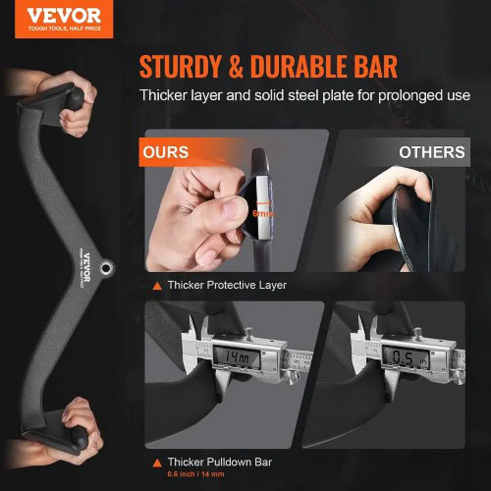 VEVOR  Λαβή V-bar για Τρικέφαλους και Λάτ Πουλντάουν για Οικιακό Γυμναστήριο JSPJVXXLGJJKSETTEV0