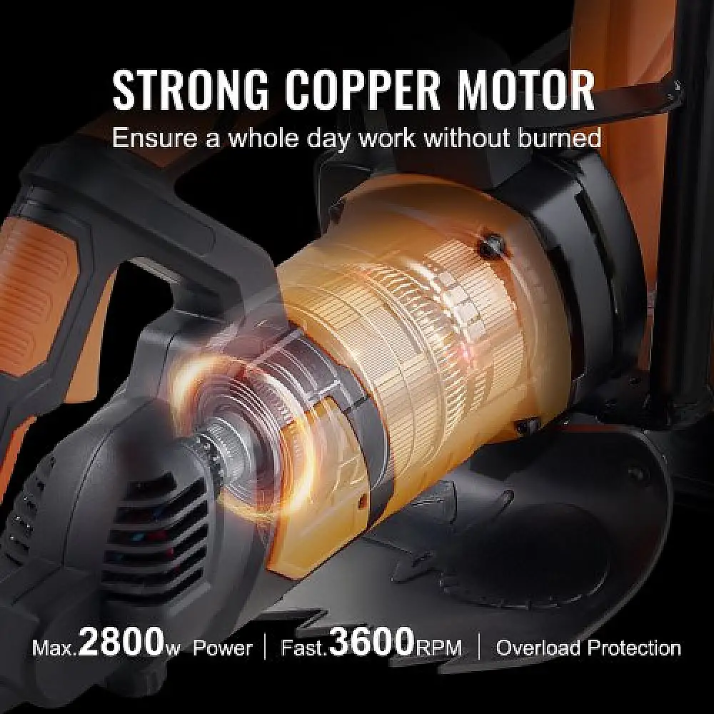 VEVOR  Ηλεκτρικό Πριόνι Σκυροδέματος 16'' με Αντλία Νερού και Λεπίδα D3200W16IN6INQIFQV2