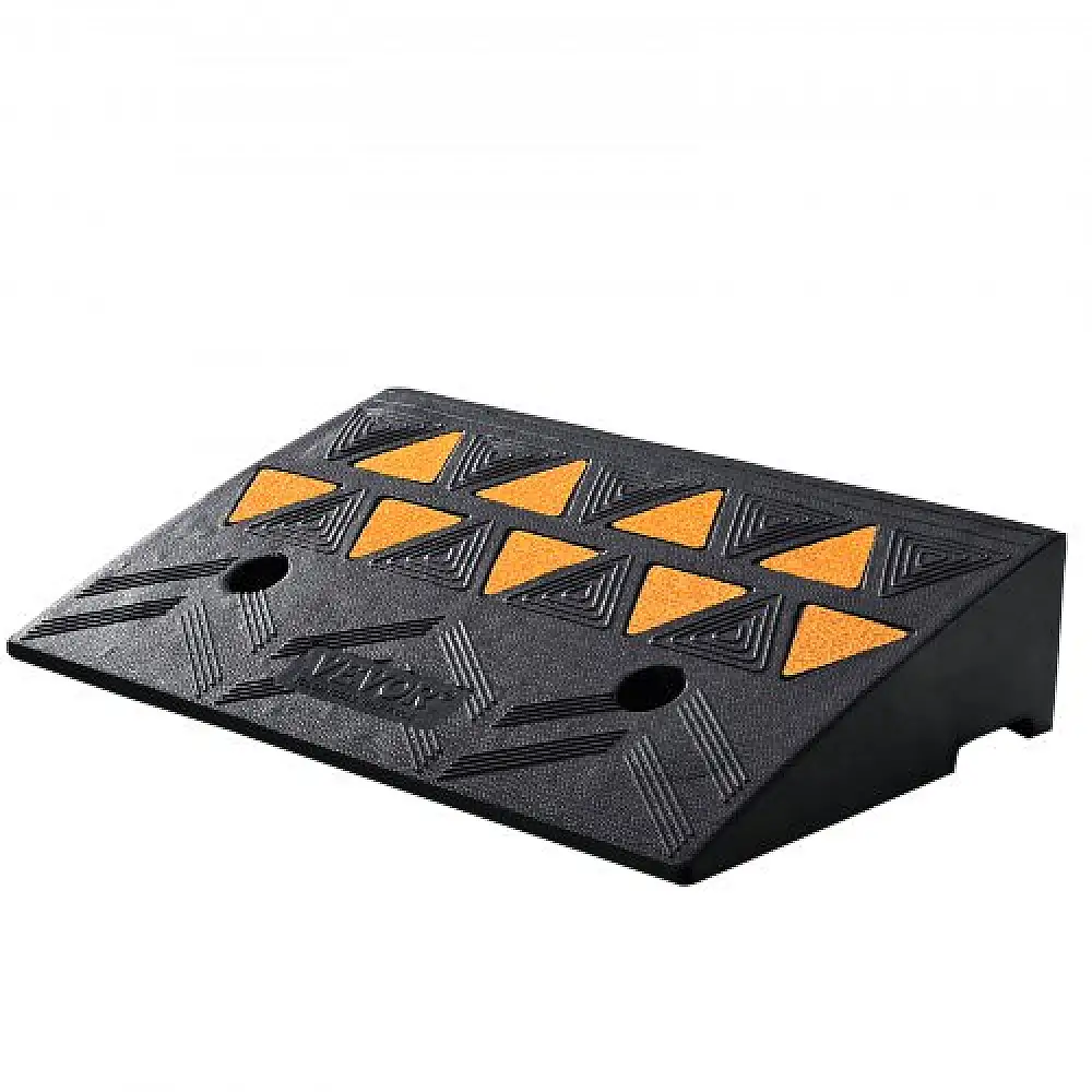 VEVOR  Λαστιχένια Ράμπα Πεζοδρομίου 4.25" Ύψος, 11.8" Πλάτος, 19.7" Μήκος, 15T Βαρέως Τύπου για Οχήματα SJDLYPDGB1197IMYQV0