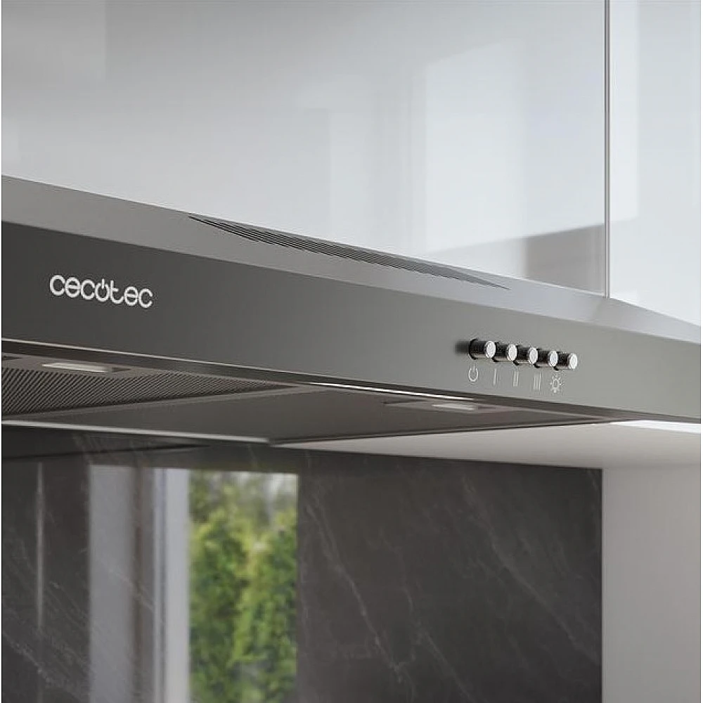 Απορροφητήρας 60 cm Μαύρο Bolero Flux CM 602200 Black B Cecotec CEC-02857