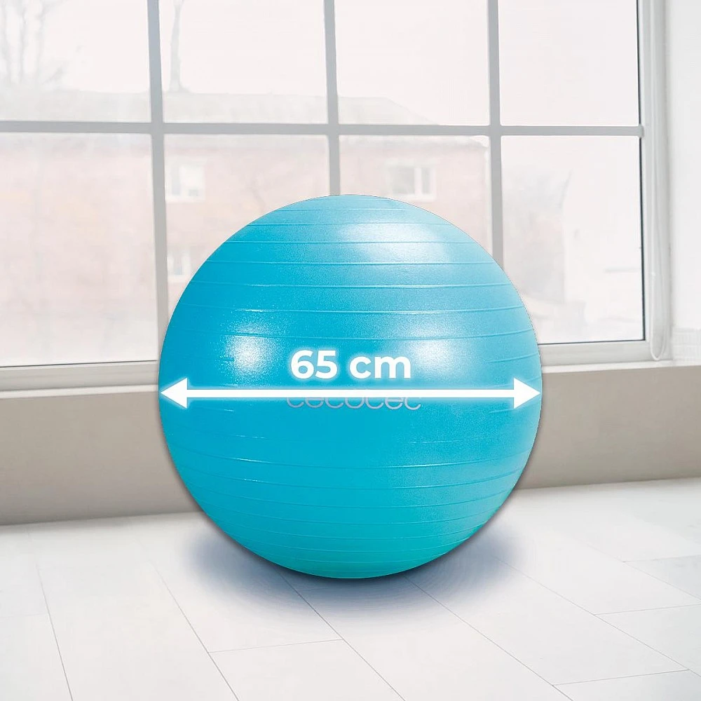 CECOTEC Μπάλα Γυμναστικής DrumFit 65cm με Αντλία - Ιδανική για Ασκήσεις Τόνωσης & Ενδυνάμωσης Σώματος CEC-07131 CECOTEC Μπάλα Γυμναστικής DrumFit 65cm με Αντλία - Ιδανική για Ασκήσεις Τόνωσης & Ενδυνάμωσης Σώματος CEC-07131