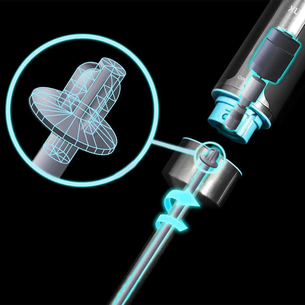 CECOTEC  Μπλέντερ Χειρός PowerGear 1500 XL, 1500W, Μεγάλο Πόδι, 4 Λεπίδες Τιτανίου, Μεταλλικά Γρανάζια & Αξεσουάρ  CEC-100070