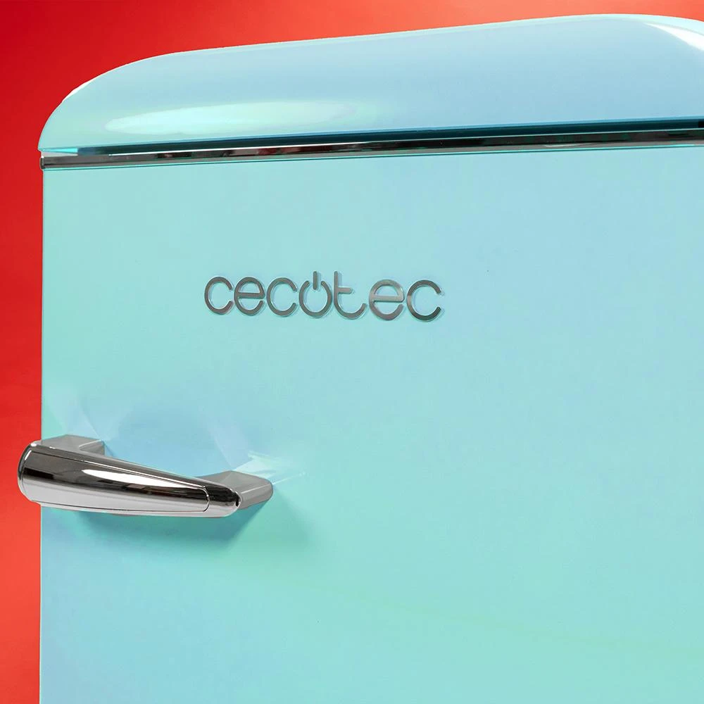CECOTEC Μίνι Ρετρό Ψυγείο Bolero CoolMarket 2D Origin 86L Μπλε, Διπλής Πόρτας, 89,3x48,7cm, Ενεργειακή Κλάση E, LED Φωτισμός, Χρωμιωμένη Λαβή CEC-01898 CECOTEC Μίνι Ρετρό Ψυγείο Bolero CoolMarket 2D Origin 86L Μπλε, Διπλής Πόρτας, 89,3x48,7cm, Ενεργειακή Κλάση E, LED Φωτισμός, Χρωμιωμένη Λαβή CEC-01898