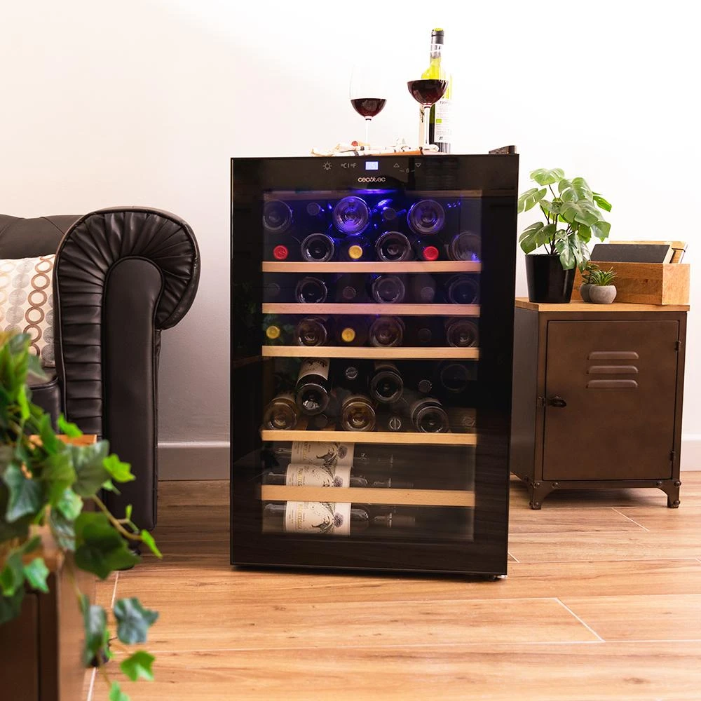 CECOTEC Συντηρητής Κρασιών Bolero GrandSommelier 4850 Μαύρo με Συμπιεστή, Χωρητικότητα 48 Φιαλών, Ρυθμιζόμενη Θερμοκρασία και Εσωτερικό LED Φωτισμό CEC-100095 CECOTEC Συντηρητής Κρασιών Bolero GrandSommelier 4850 Μαύρo με Συμπιεστή, Χωρητικότητα 48 Φιαλών, Ρυθμιζόμενη Θερμοκρασία και Εσωτερικό LED Φωτισμό CEC-100095
