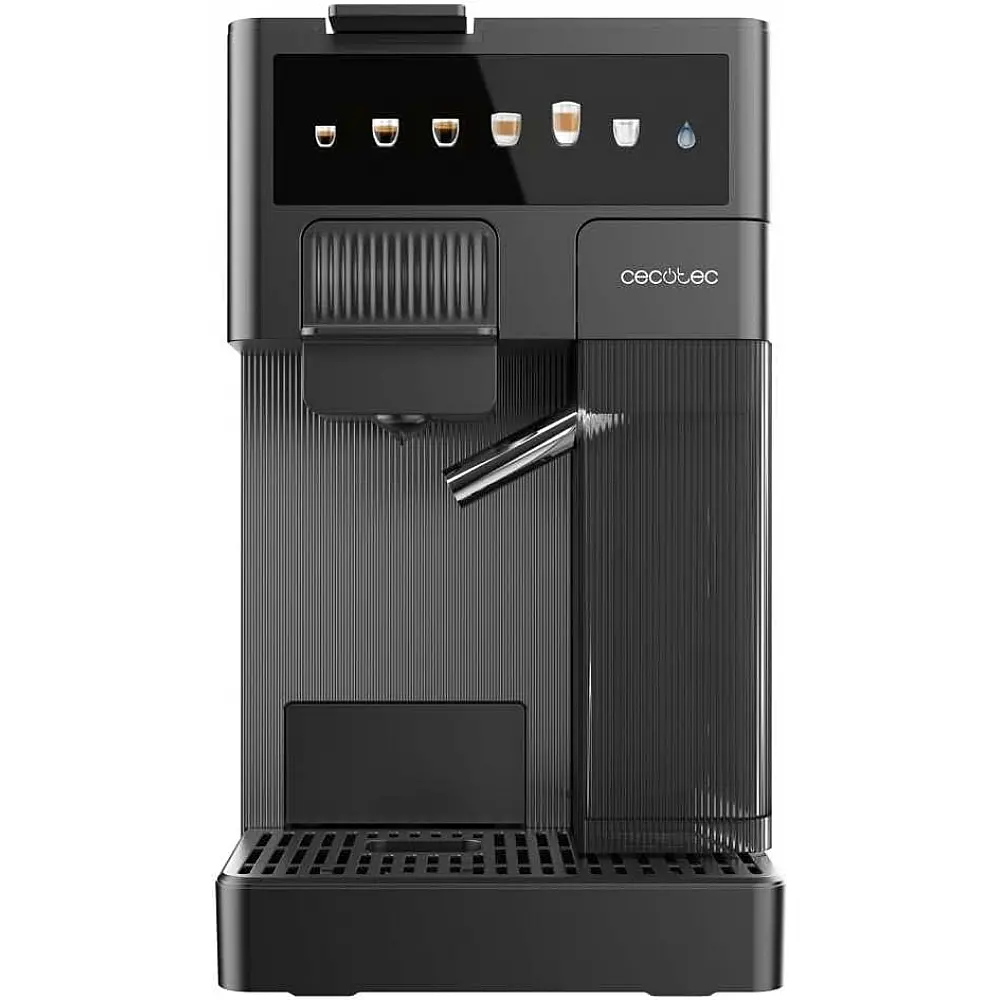 CECOTEC  Καφετιέρα Cecotec FreeStyle Latte με Δοχείο Γάλακτος 400 ml, Ισχύς 1350 W, 20 Bar, 6 Είδη Καφέ, Δοχείο Νερού 1.6 L, Διπλό Σύστημα Αφρογάλακτος  CEC-01852