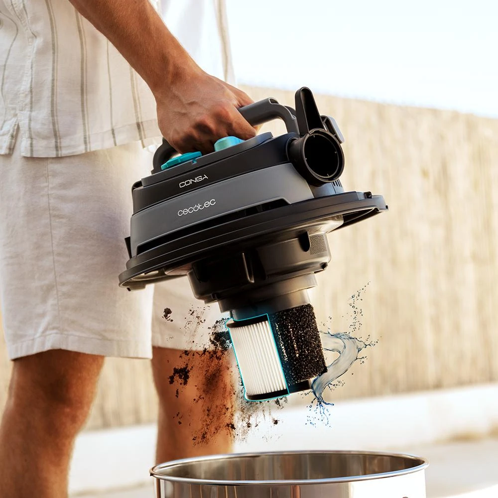 CECOTEC Σκούπα Conga Rockstar Wet & Dry Steel Pro για Στερεά και Υγρά, Μεταλλική, 30L, 1600W, με Πρίζα Εργαλείων και Αξεσουάρ Καθαρισμού CEC-08572 CECOTEC Σκούπα Conga Rockstar Wet & Dry Steel Pro για Στερεά και Υγρά, Μεταλλική, 30L, 1600W, με Πρίζα Εργαλείων και Αξεσουάρ Καθαρισμού CEC-08572