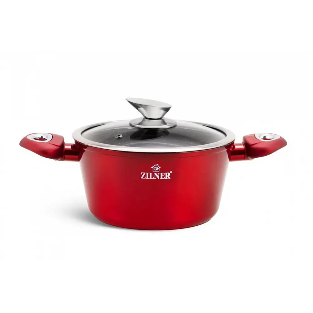 Σετ Κατσαρόλες 3 τμχ Κόκκινο ZILNER ZL-8561