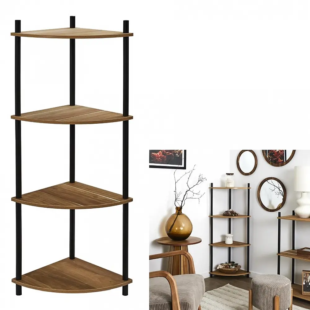 Γωνιακή Ραφιέρα 4  Επιπέδων HD7307 Home Deco Factory