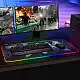 BAKAJI  Gaming MousePad με 14 LED RGB Εφέ Φωτισμού 90 x 40 cm 02838281