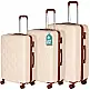 PROVITERA  Σετ 3 Σκληρές Βαλίτσες Βερολίνο με Ρόδες Easy Roll Τρόλεϊ Ταξιδιού Μπεζ 02841833