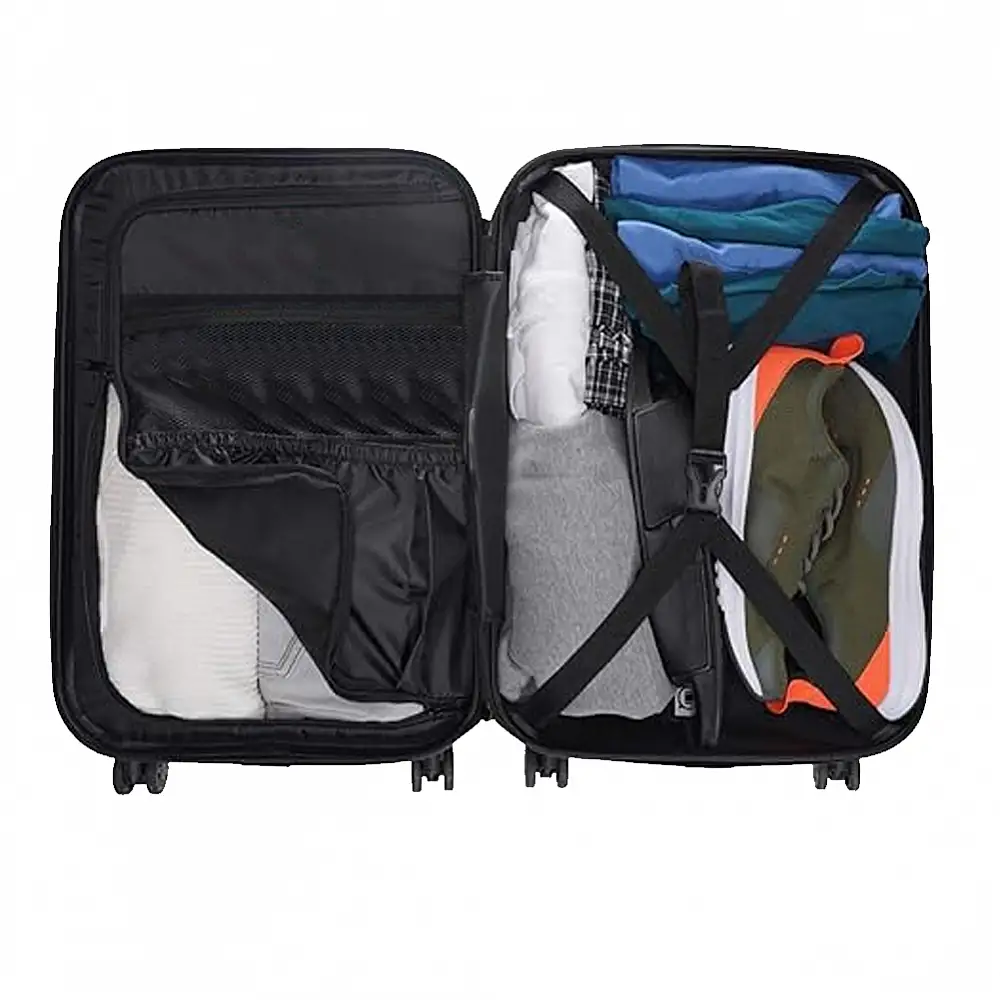 PROVITERA  Σετ 3 Σκληρές Βαλίτσες Λουγκάνο με Ρόδες Easy Roll Τρόλεϊ Ταξιδιού Κόκκινο 02841838