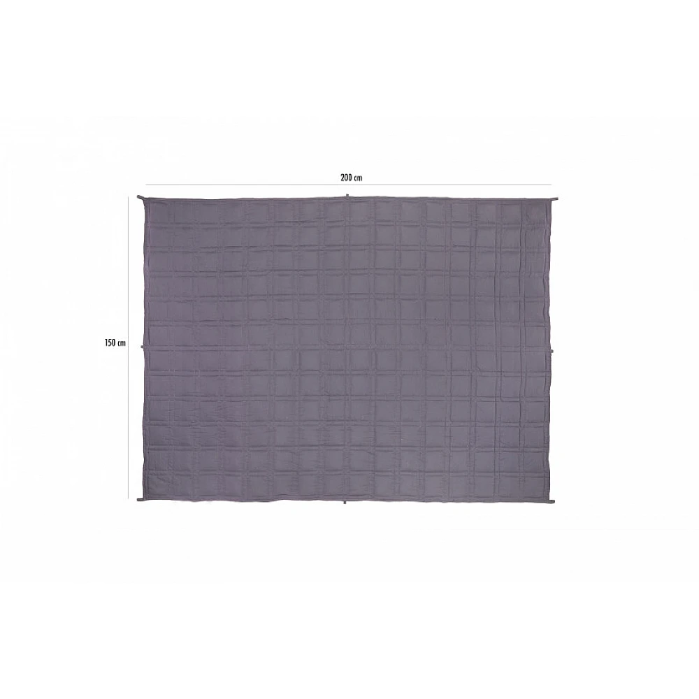 Πολυτελής Βαριά Κουβέρτα 150x200cm - 7kg  Ανθρακί 8720604885026 SleepMed