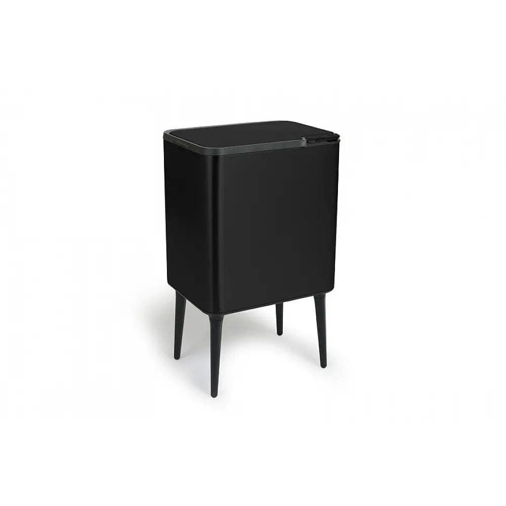 Κάδος Απορριμμάτων Push Bin 36L 48 x 38 x 54,5 cm - Ματ Μαύρο 8720604888041  Umuzi Cleaning