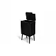 Κάδος Απορριμμάτων Push Bin 36L 48 x 38 x 54,5 cm - Ματ Μαύρο 8720604888041  Umuzi Cleaning