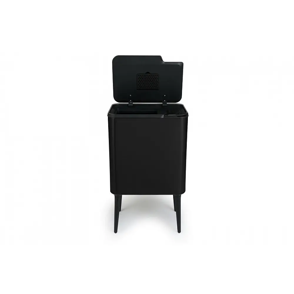 Κάδος Απορριμμάτων Push Bin 36L 48 x 38 x 54,5 cm - Ματ Μαύρο 8720604888041  Umuzi Cleaning
