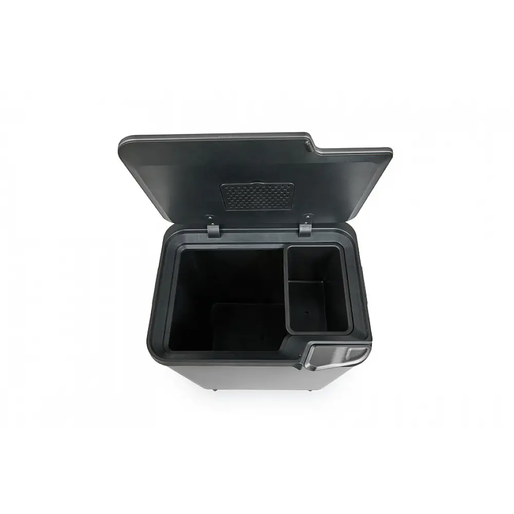 Κάδος Απορριμμάτων Push Bin 36L 48 x 38 x 54,5 cm - Μεταλλικό Γκρι 8720604888034 Umuzi Cleaning