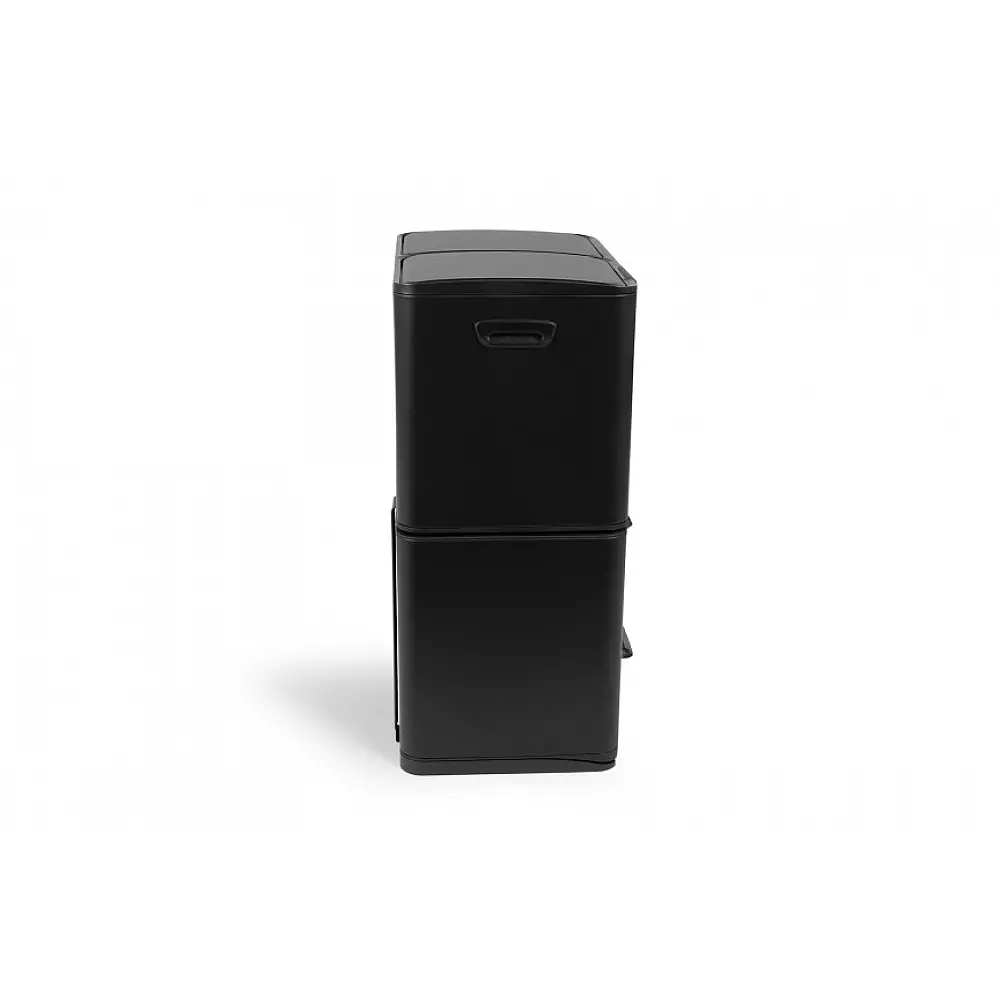 Κάδος Απορριμμάτων Soft Close 3 Θέσεων  60L - Ματ Μαύρο 8720604888027  Umuzi Cleaning