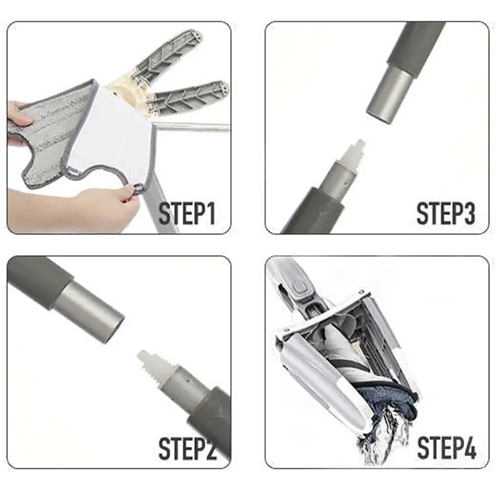 Τηλεσκοπική Σφουγγαρίστρα Twist με Περιστρεφόμενη Κεφαλή 360° BN5635 GEM