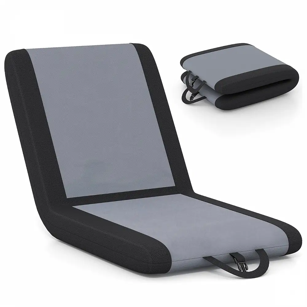 Costway  Πολυτελής Σταδιακός Κάθισμα με Ρυθμιζόμενη Πλάτη και Ενισχυμένη Άνεση HV10537GR