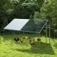 PawHut Περίφραξη για Κοτόπουλα 10,2m² για 10-15 Κοτόπουλα με Αδιάβροχη Στέγη, από Ατσάλι και Ύφασμα, 3x3.4x1.9 m, Ασημί D51-435V01SR PawHut Περίφραξη για Κοτόπουλα 10,2m² για 10-15 Κοτόπουλα με Αδιάβροχη Στέγη, από Ατσάλι και Ύφασμα, 3x3.4x1.9 m, Ασημί D51-435V01SR