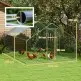 PawHut Περίφραξη για Κοτόπουλα 10,2m² για 10-15 Κοτόπουλα με Αδιάβροχη Στέγη, από Ατσάλι και Ύφασμα, 3x3.4x1.9 m, Ασημί D51-435V01SR PawHut Περίφραξη για Κοτόπουλα 10,2m² για 10-15 Κοτόπουλα με Αδιάβροχη Στέγη, από Ατσάλι και Ύφασμα, 3x3.4x1.9 m, Ασημί D51-435V01SR