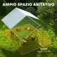 PawHut Περίφραξη για Κοτόπουλα 10,2m² για 10-15 Κοτόπουλα με Αδιάβροχη Στέγη, από Ατσάλι και Ύφασμα, 3x3.4x1.9 m, Ασημί D51-435V01SR PawHut Περίφραξη για Κοτόπουλα 10,2m² για 10-15 Κοτόπουλα με Αδιάβροχη Στέγη, από Ατσάλι και Ύφασμα, 3x3.4x1.9 m, Ασημί D51-435V01SR