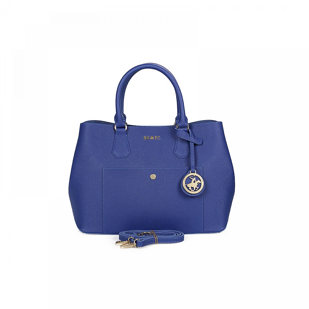 Γυναικεία Τσάντα Χειρός Χρώματος Μπλε Beverly Hills Polo Club 589 657BHP0520