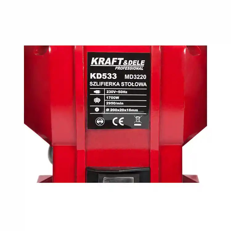 Διπλός Τροχός - Λειαντήρας 1700 W Kraft&Dele KD-533