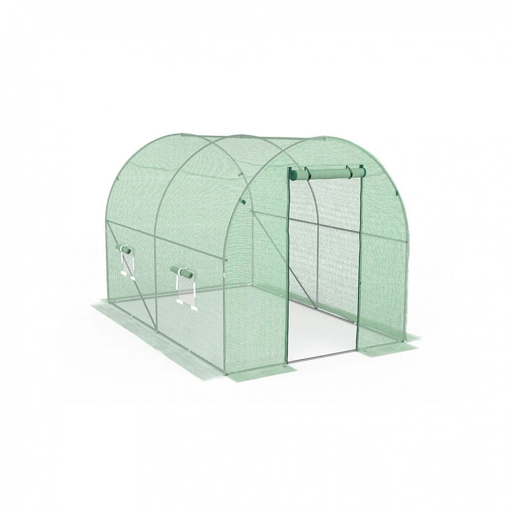 Θερμοκήπιο Κήπου 6m² με Ενισχυμένη Τέντα 130 gr/m² 3 x 2 x 2m 10060330 Jardikt