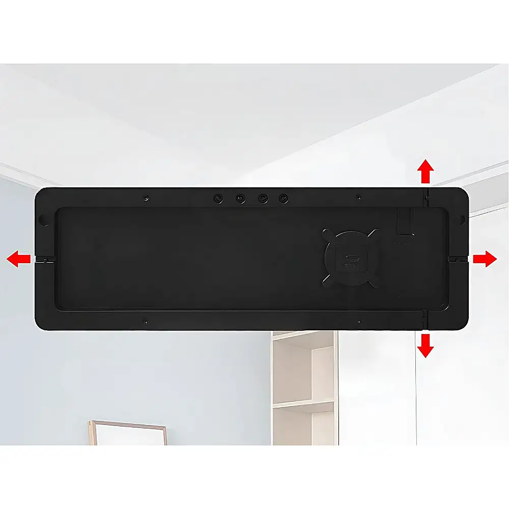 Ψηφιακό Ηλεκτρονικό LED Ρολόι Τοίχου με Θερμοκρασία, Ημερομηνία & Χειριστήριο 13 x 39 x 3cm 5907451370636 Verk Group