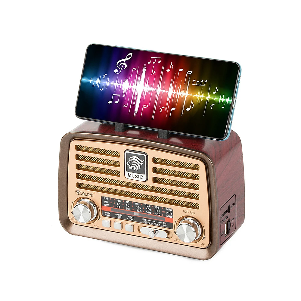 Φορητό Ρετρό Ραδιόφωνο Κουζίνας με FM/AM, Bluetooth, USB & Επαναφορτιζόμενη Μπαταρία 5907451361597 Verk Group