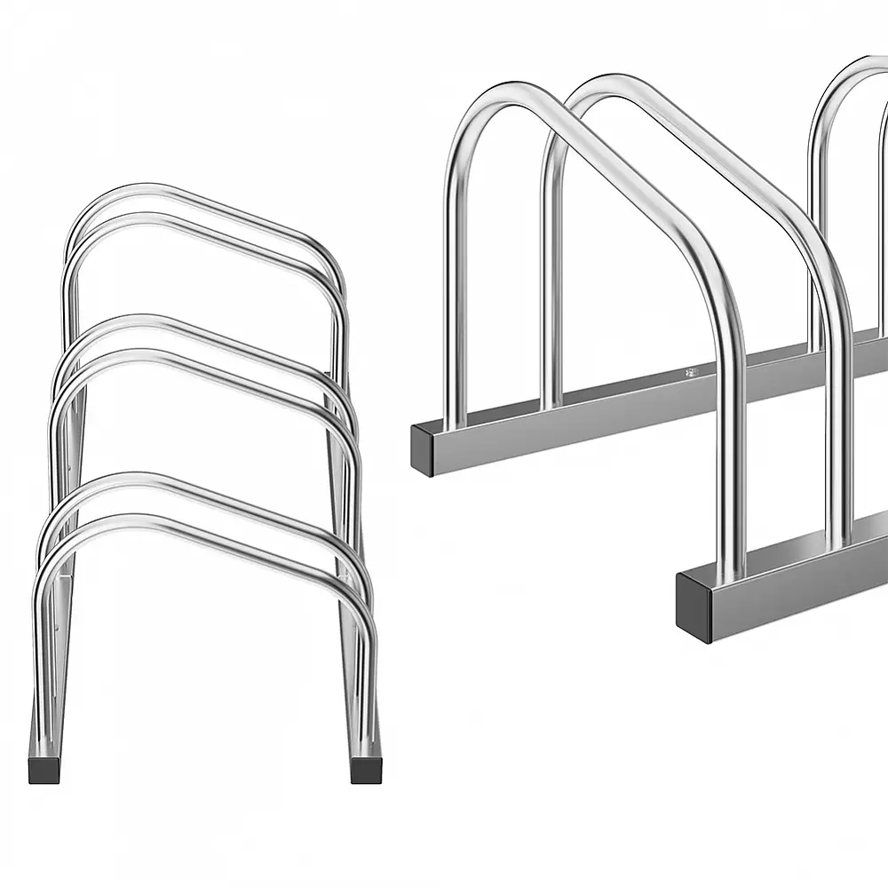 BAKAJI  Χώρος Στάθμευσης Ποδηλάτων 3 Θέσεων Σταντ Στήριγμα Ράφι Ποδηλάτου Ατσάλι  02839599