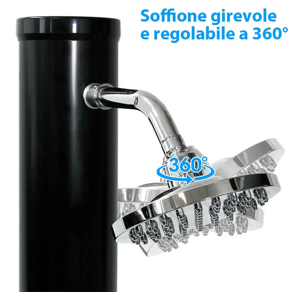 BAKAJI  Ηλιακό Ντους Κήπου Πισίνας Εξωτερικού Χώρου 20Lt Πλύσιμο Ποδιών Μίκτης Κάμπινγκ  02838260