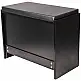 BAKAJI  Παπουτσοθήκη Πάγκος 1 Πόρτα Τριπλού Βάθους με Κάθισμα από Οικολογικό Δέρμα μαύρο 60x30x48  02839550
